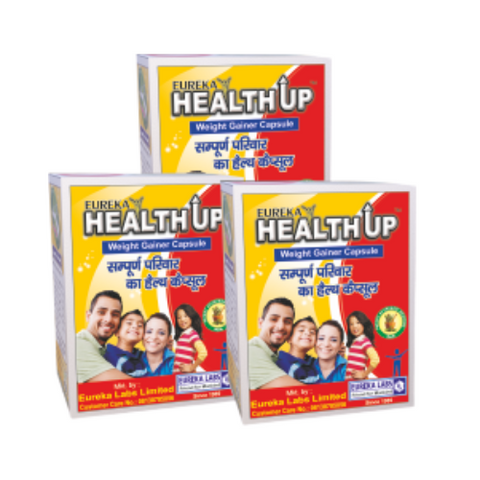 Healthup Capsule for Weight Gain 180 Caps Blister Pack